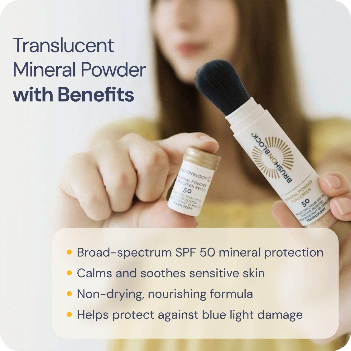 Ultimate SPF 50 Translucent Mineral Powder Sunscreen for All-Day Protection